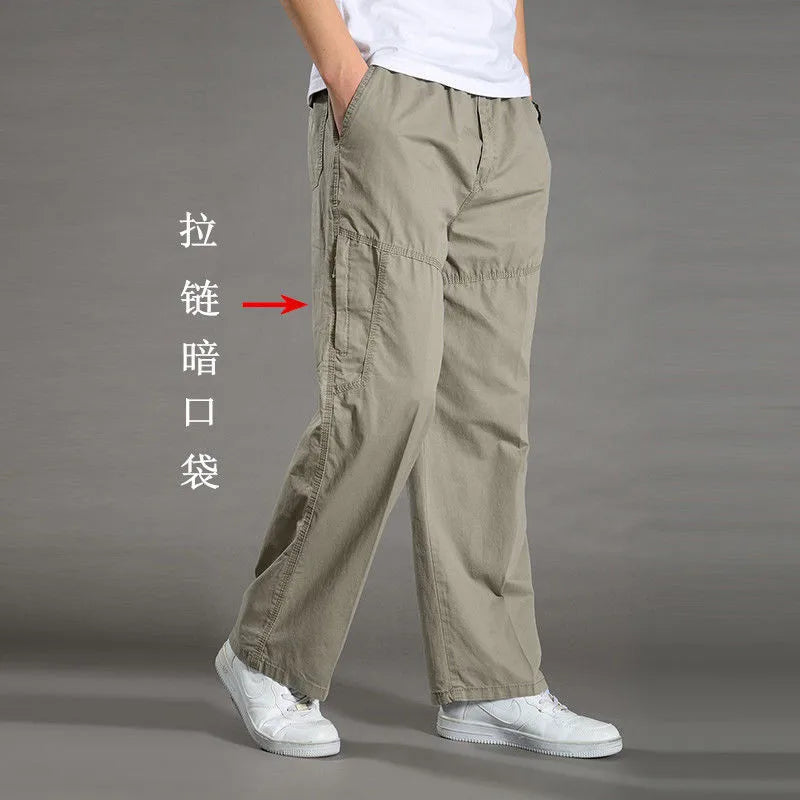 Men's COTTON Casual Loose Fitting Pants