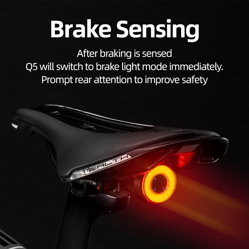 ROCKBROS Smart Auto Brake Sensing Light