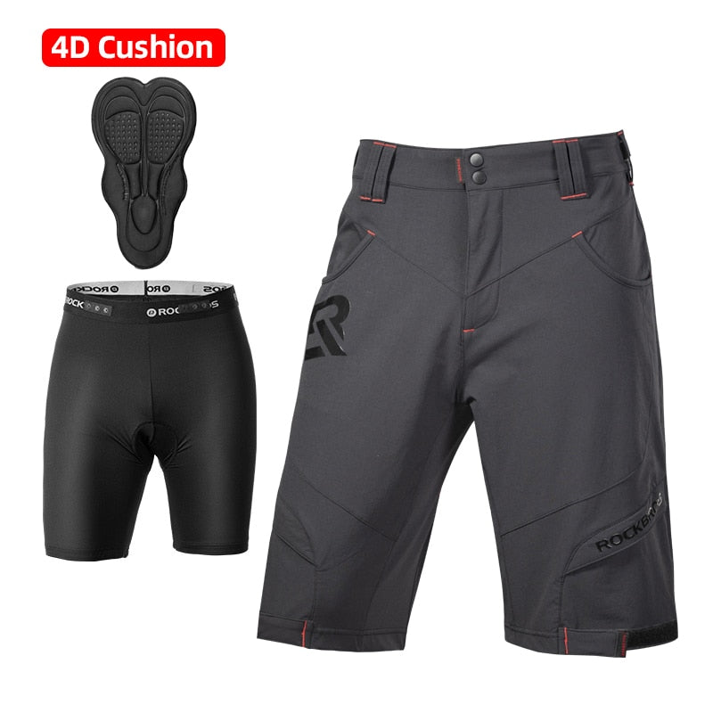 ROCKBROS Cycling Shorts with Separable Underwear
