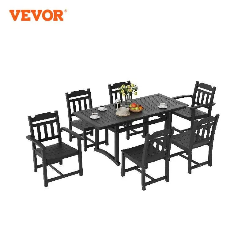 7 Piece Patio Table and Chairs Set