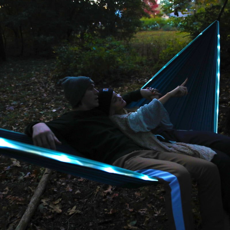Illuminated Portable Camping Hammock