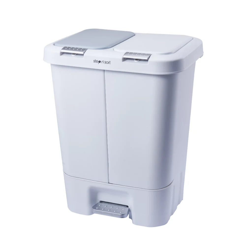 11 Galloon 2 Compartment Trash and Recycling Bin