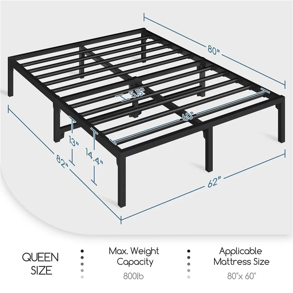 Metal Platform for Queen Size Bed