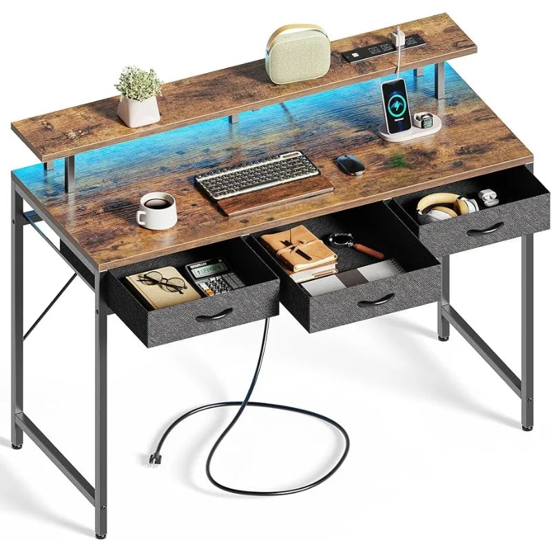 47 INCH Multipurpose Desk [ With LED Lights ]