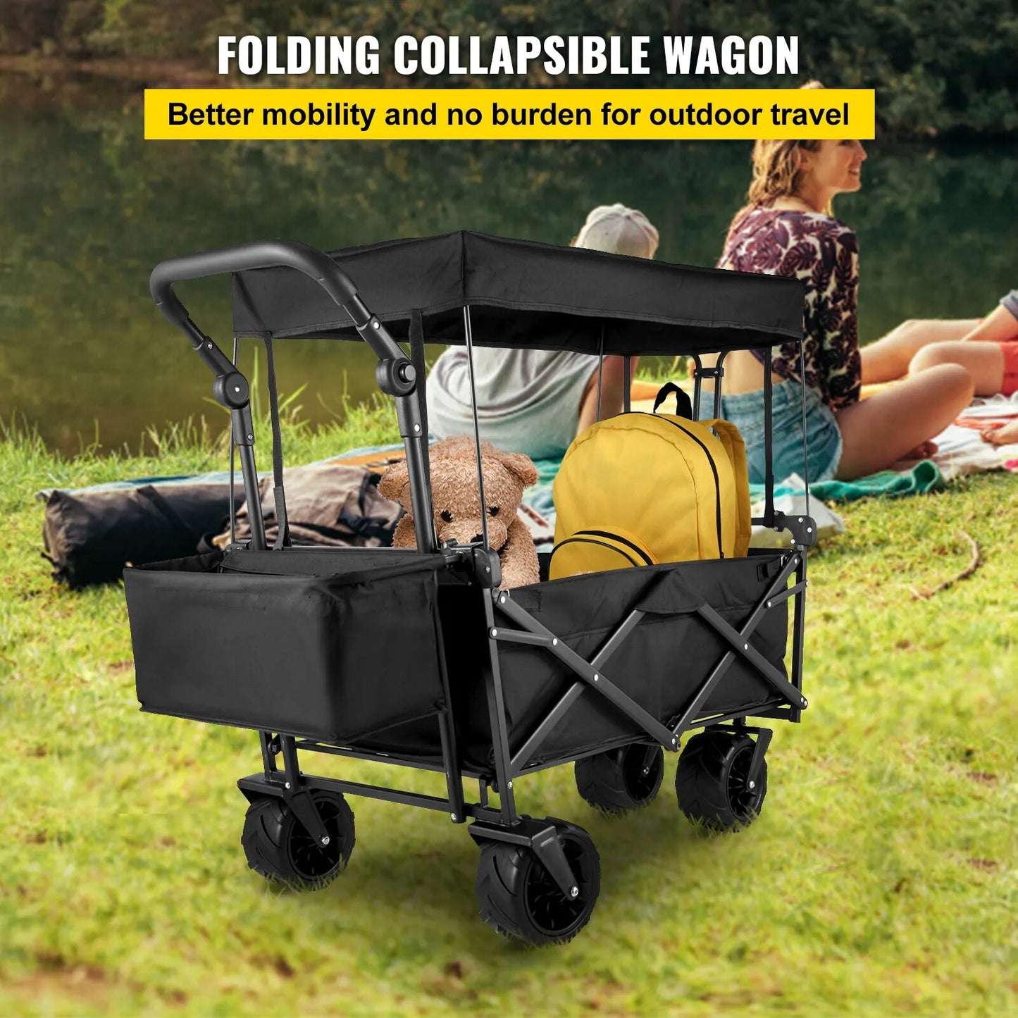 VEVOR Collapsible Multi-Purpose Wagon