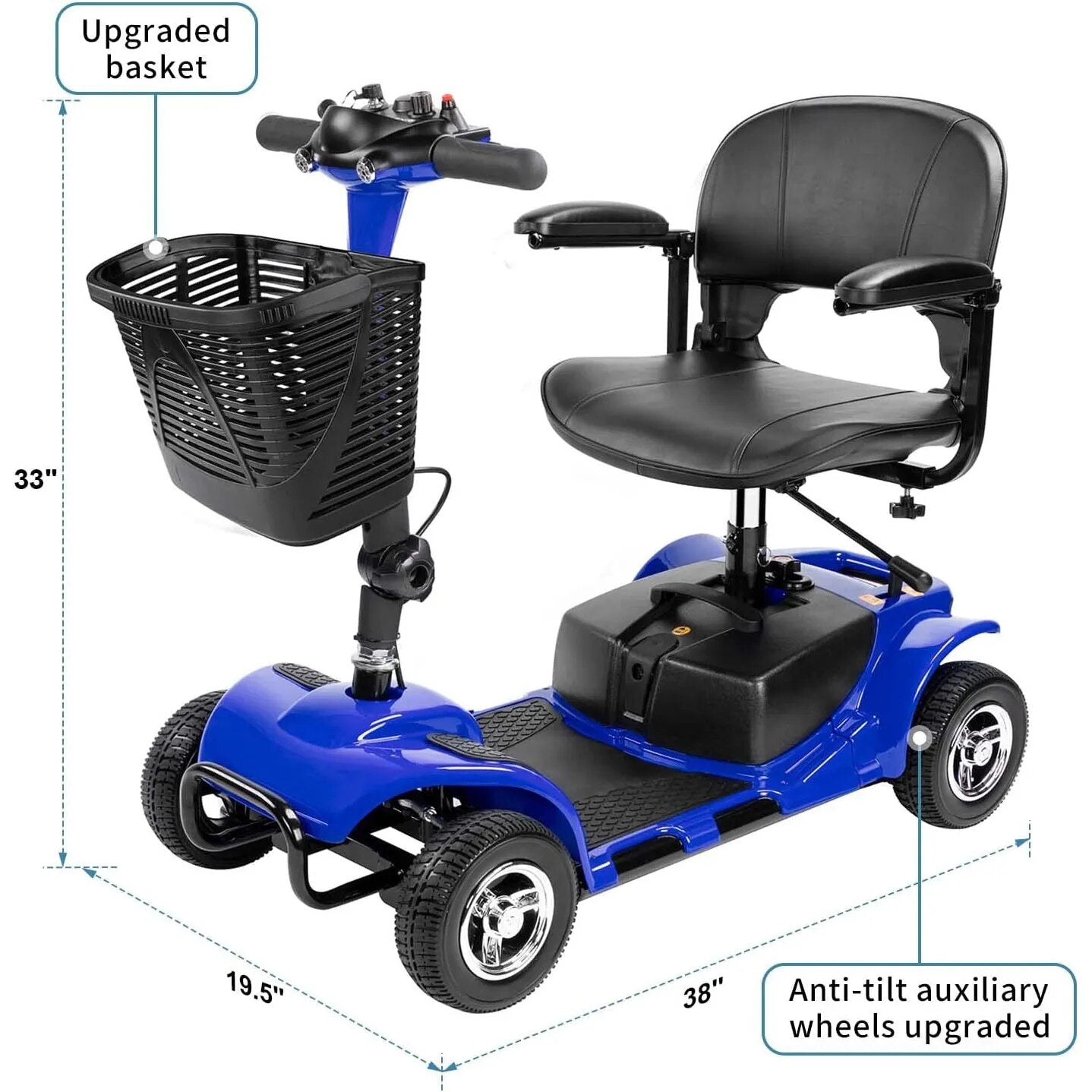 4 Wheel Folding Mobility Scooter for [ * ]