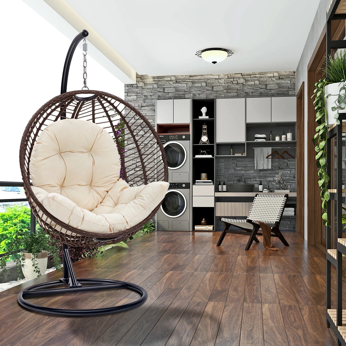 Swinging Egg Chair