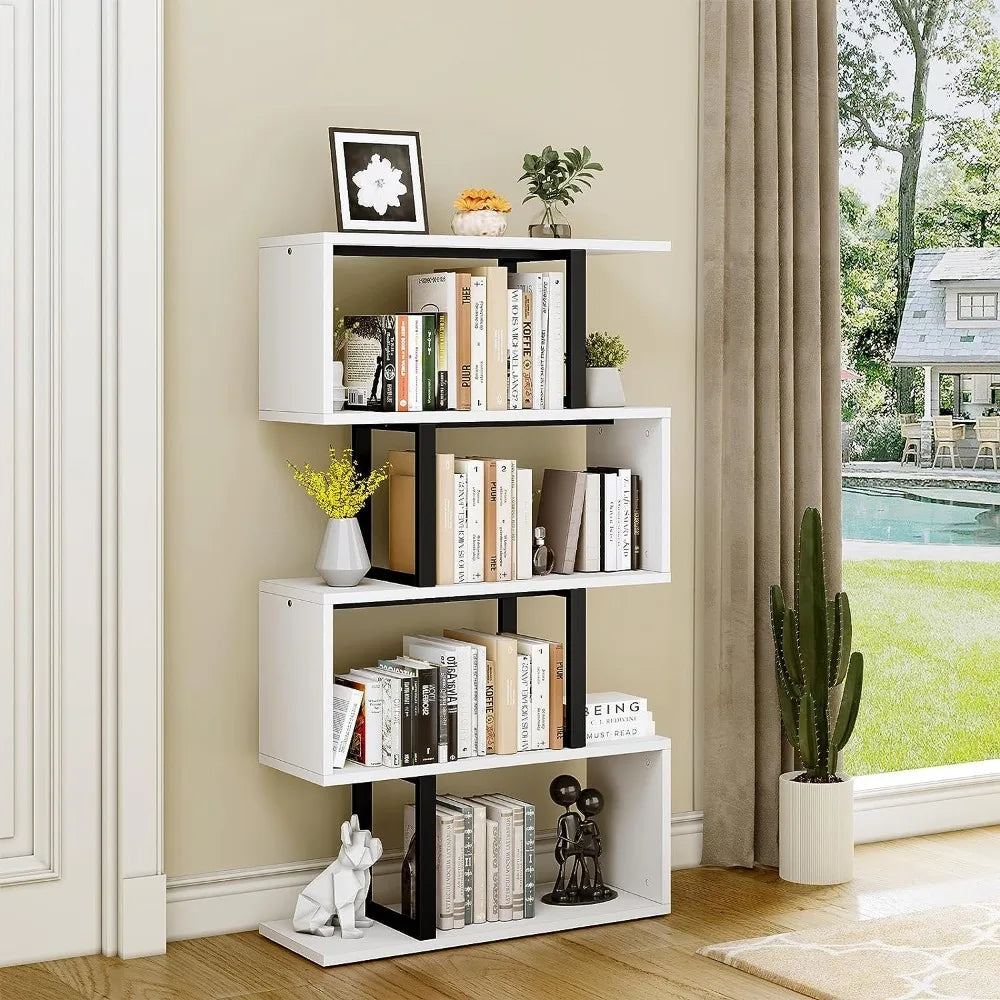 Freestanding Bookcase/Shelf [ 5 BY 5 * ]
