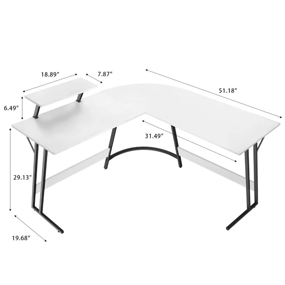 Vineego L-Shaped Computer Desk