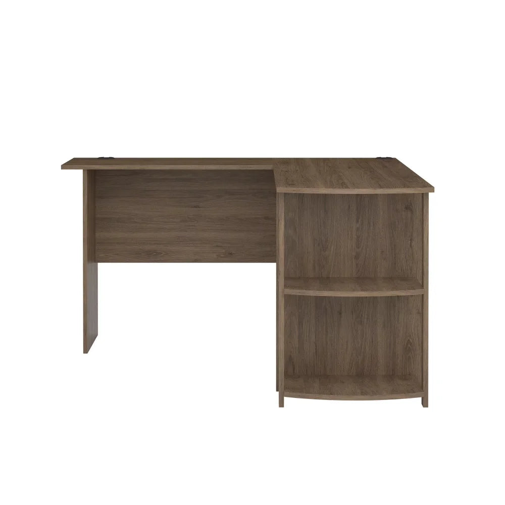 L Shaped Desk with Shelf Space