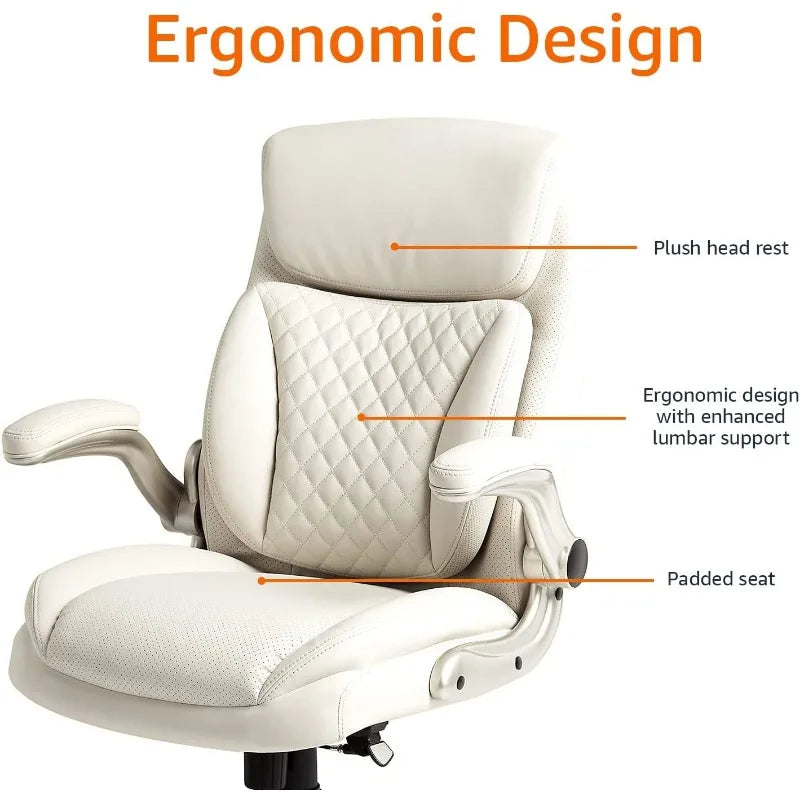 Ergonomic Office Desk Chair [ WITH FLIP UP ARM RESTS ]